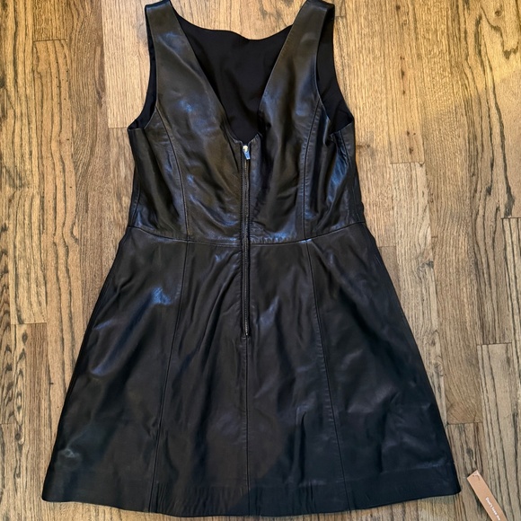 Reformation Veda Zenni Leather Mini Dress - Picture 8 of 8